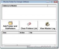 Monitor Folder For Changes Software screenshot